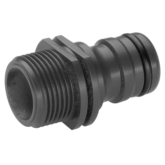 德國 GARDENA 2821-20 Profi 大流量系統萬用轉接頭 26.5 mm(G 3/4″)白底產品圖