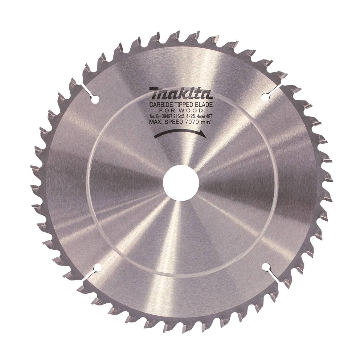 Makita B-39497 硬質合金鋸片(正面)