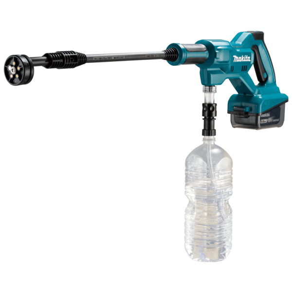 Makita DHW180Z01 充電高壓清洗機自吸模式接駁水樽示範(圖中電池另購)