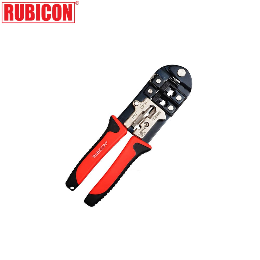 RUBICON 羅賓漢 RKY-338 雙孔多功能電訊壓線鉗 8.5"