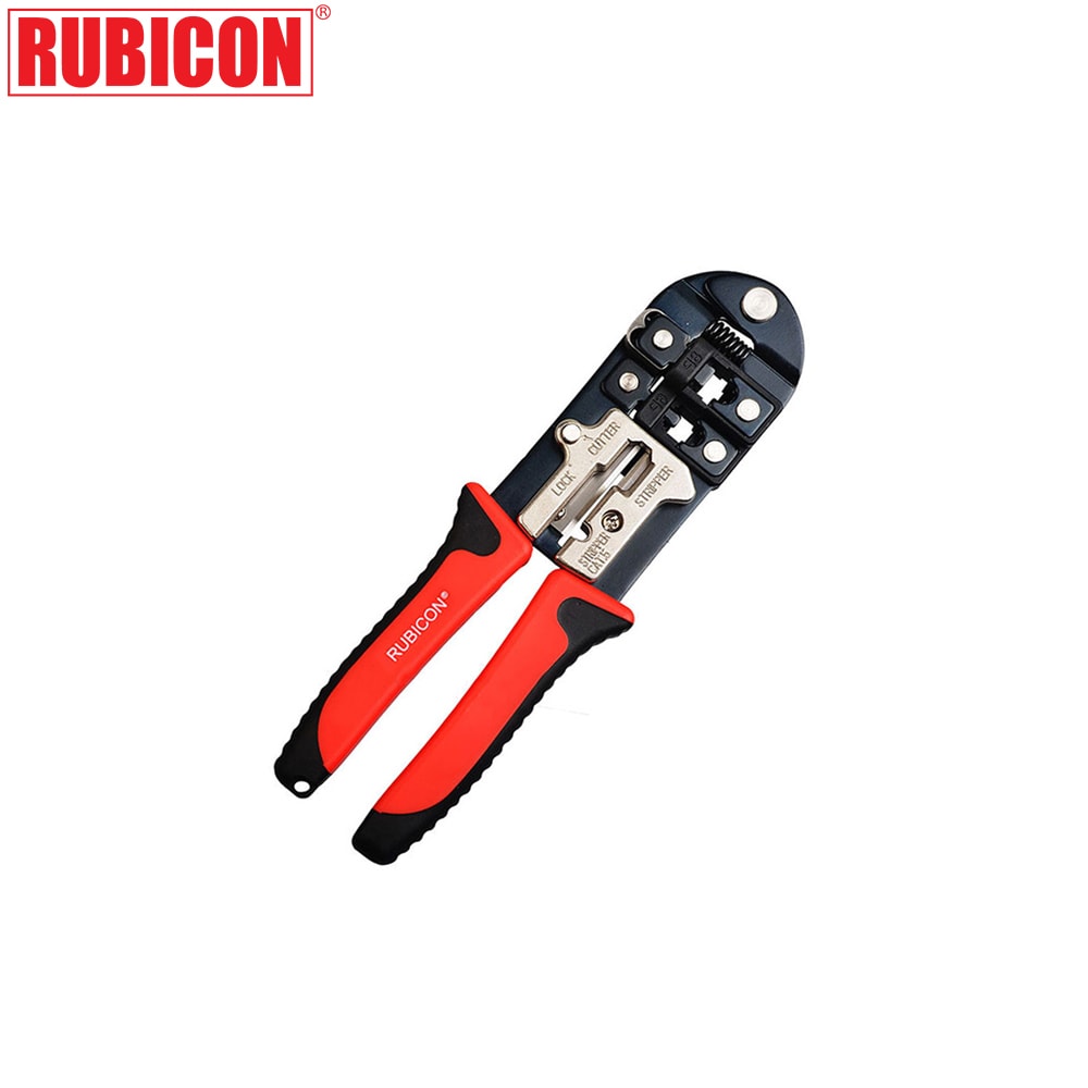 RUBICON 羅賓漢 RKY-338 雙孔多功能電訊壓線鉗 8.5"(三側面)