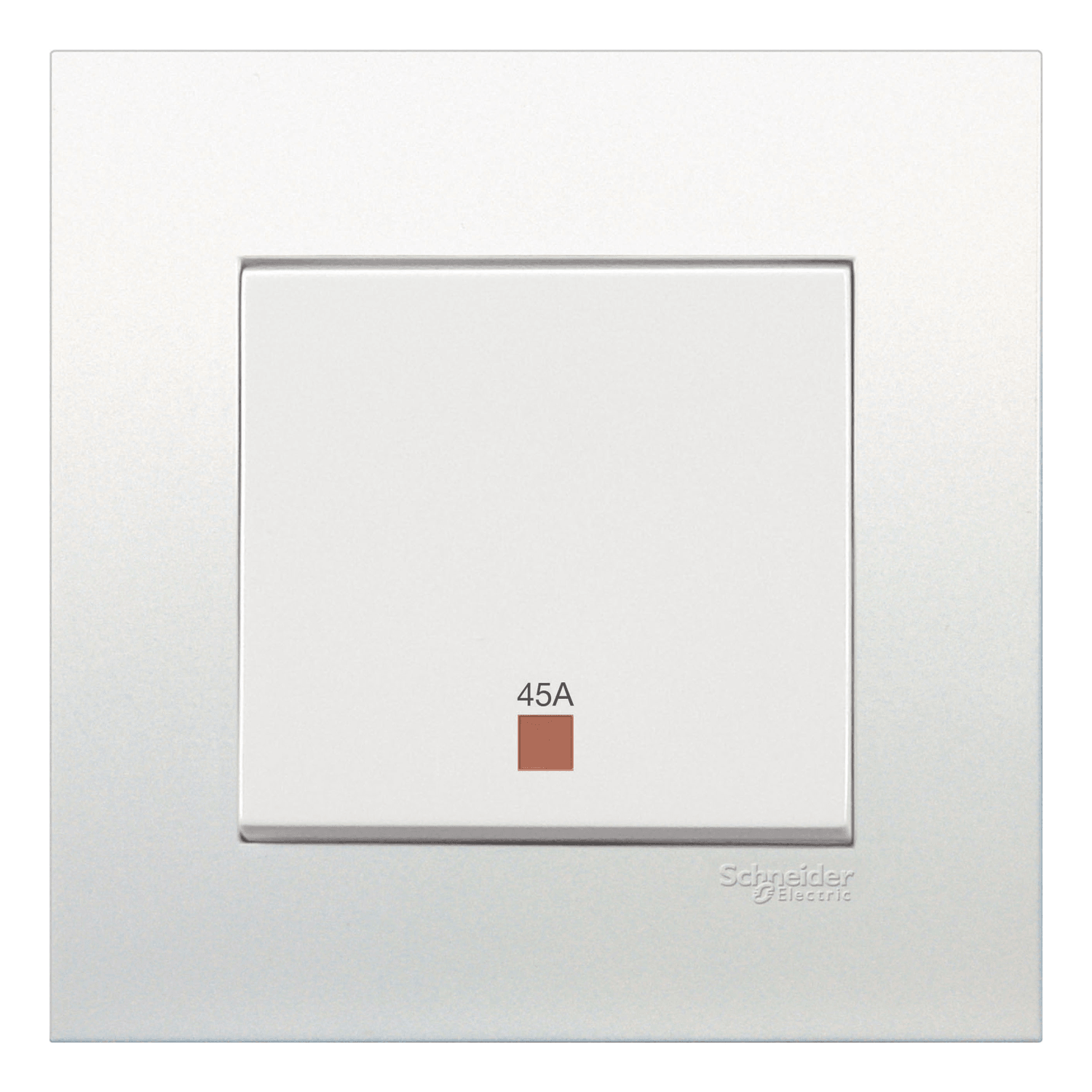 Schneider 施耐德 Vivace 元雅 45A 單位雙極開關掣連指示燈(白色)KB31DR45N_WE