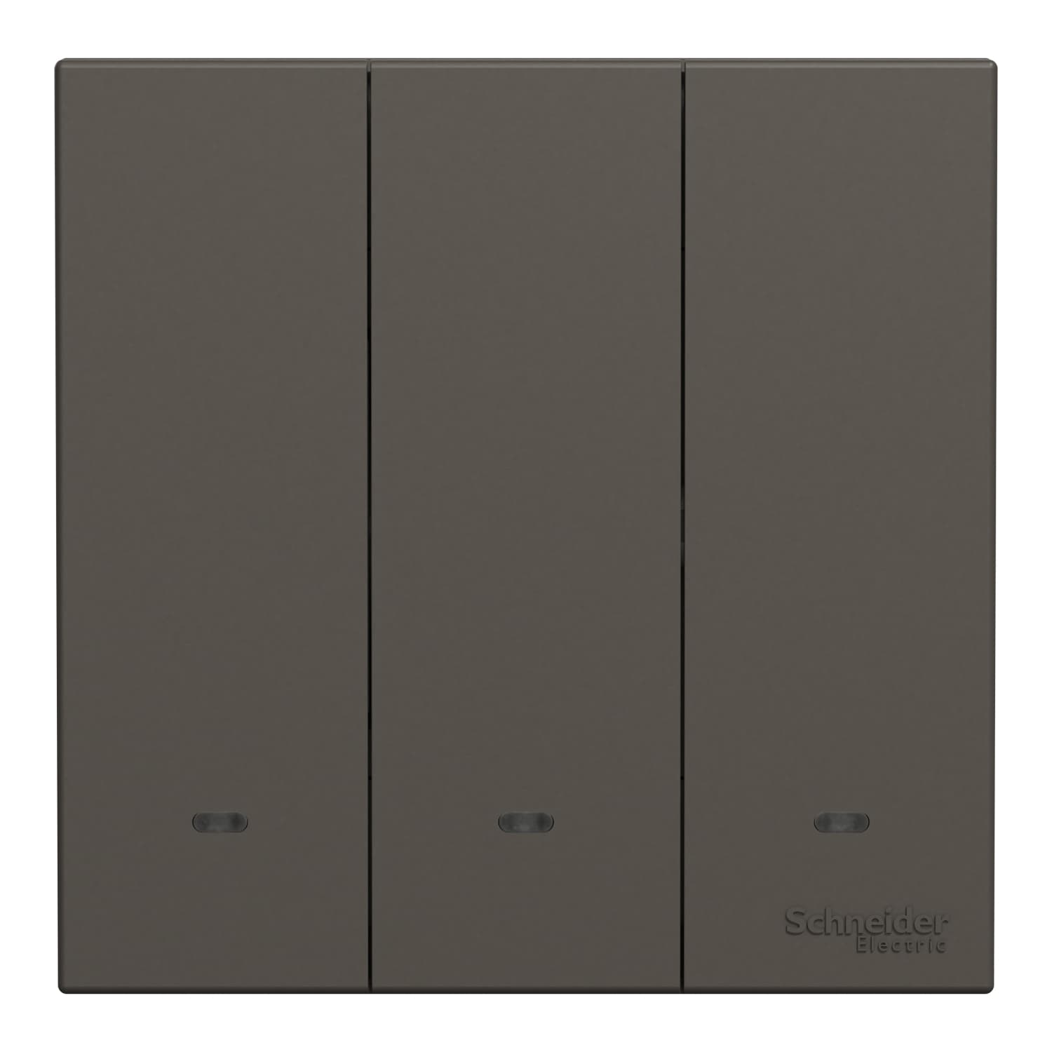 Schneider 施耐德電氣 AvatarOn C 奐然 16AX 三位雙控開關掣連螢光指示 E8733L2F_DG(石墨灰)香港行貨