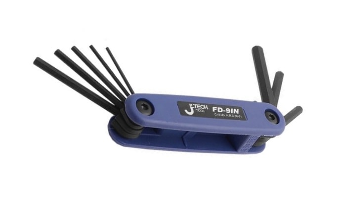 JETECH FD-9IN 摺六角匙 9件裝(三側面)