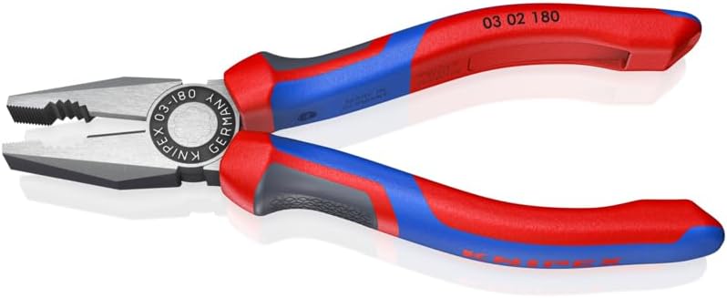 KNIPEX 厚膠柄 多用途電工鉗 180mm