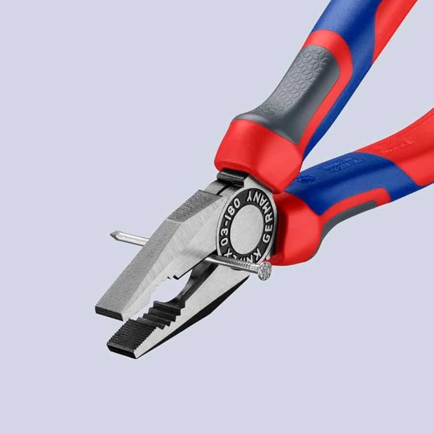 KNIPEX 厚膠柄 多用途電工鉗 180mm