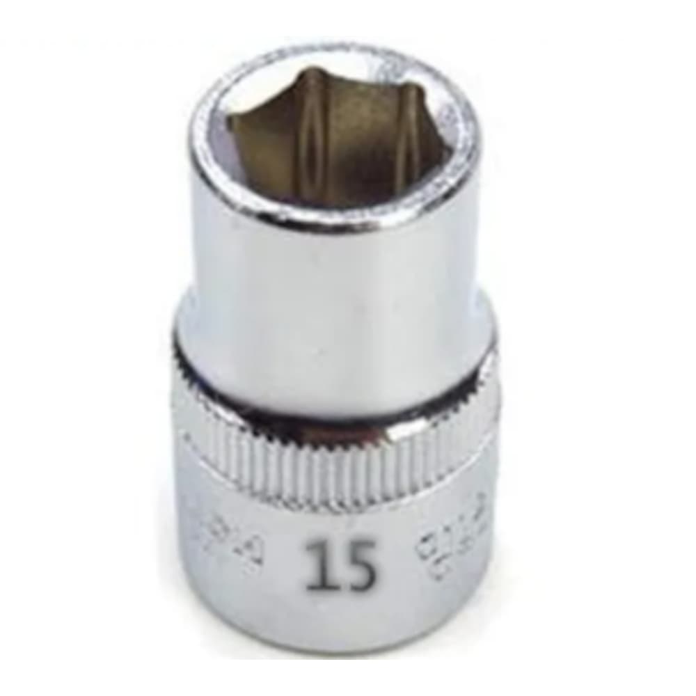 JETECH SK1/2-15 1/2" 六角套筒(卜士) 15mm