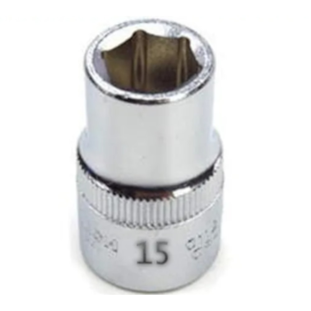 JETECH SK1/2-15 1/2吋六角套筒 15mm(正面)