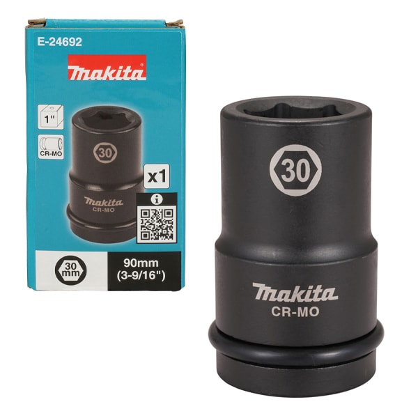 Makita E-24692 30MM 車輪衝擊套筒 1"(包裝及產品)