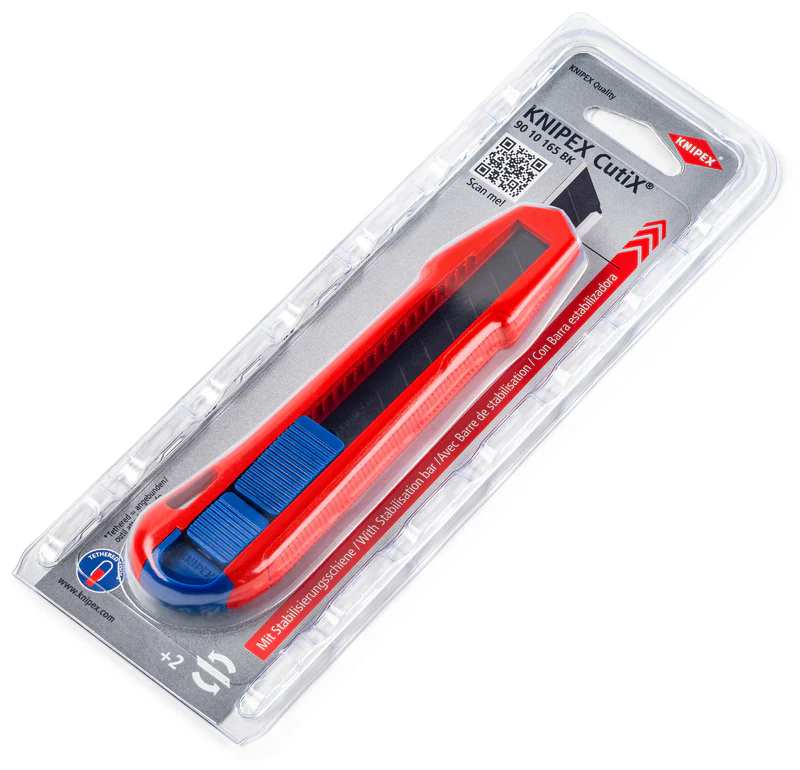 KNIPEX 90 10 165 BK 鎂合金強力萬用介刀(包裝)