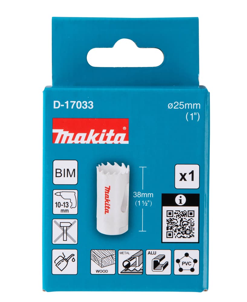 Makita 牧田 D-17033 BiM穿孔鋸25MM