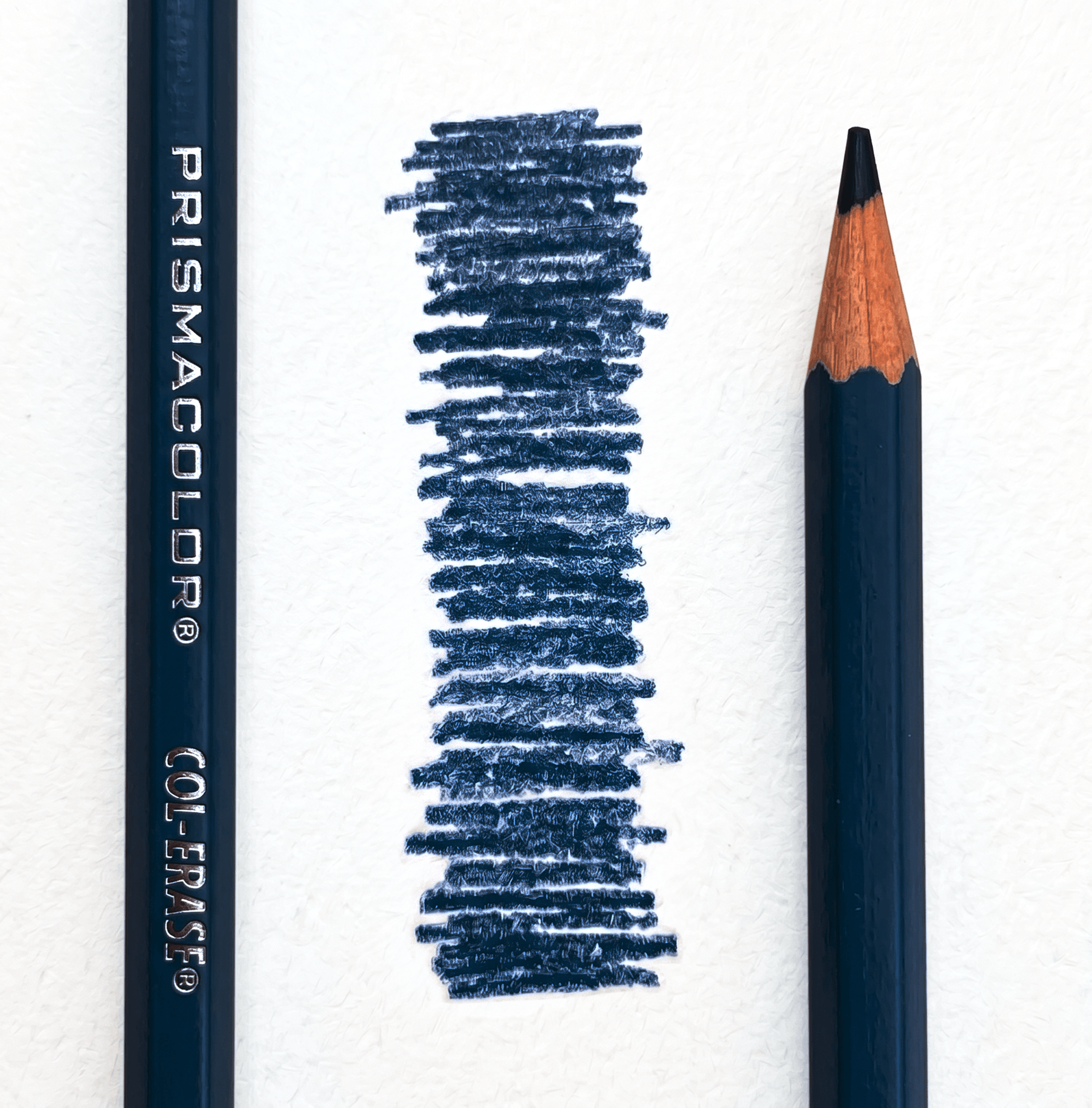 PRISMACOLOR COL-ERASE 防水鉛筆 #20044 藍色(筆尖與筆跡)