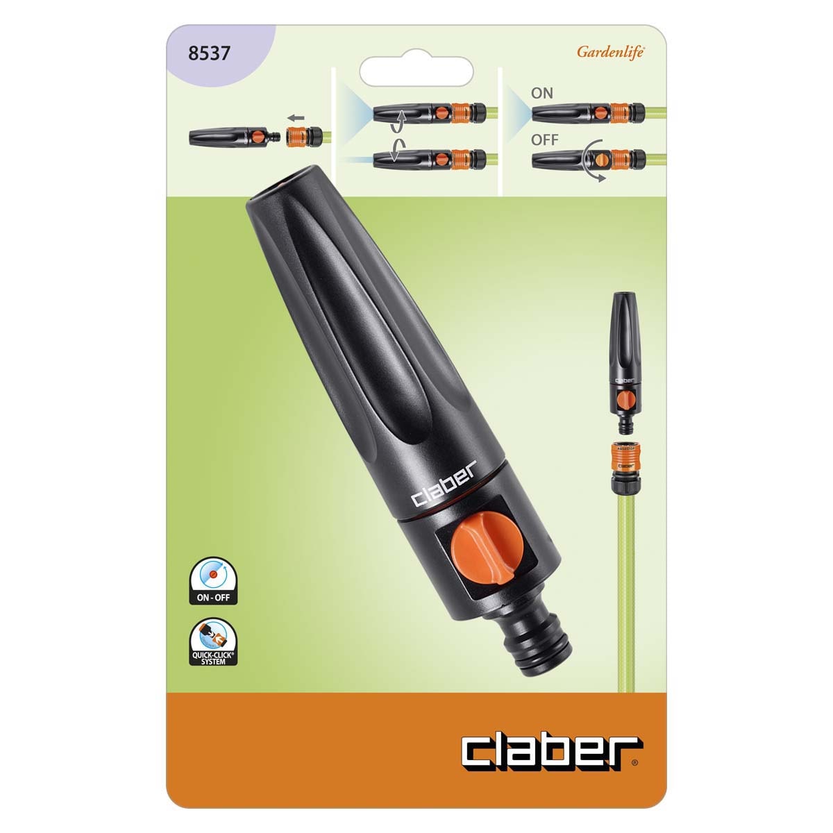 CLABER 8537 可調水筆(包裝正面)