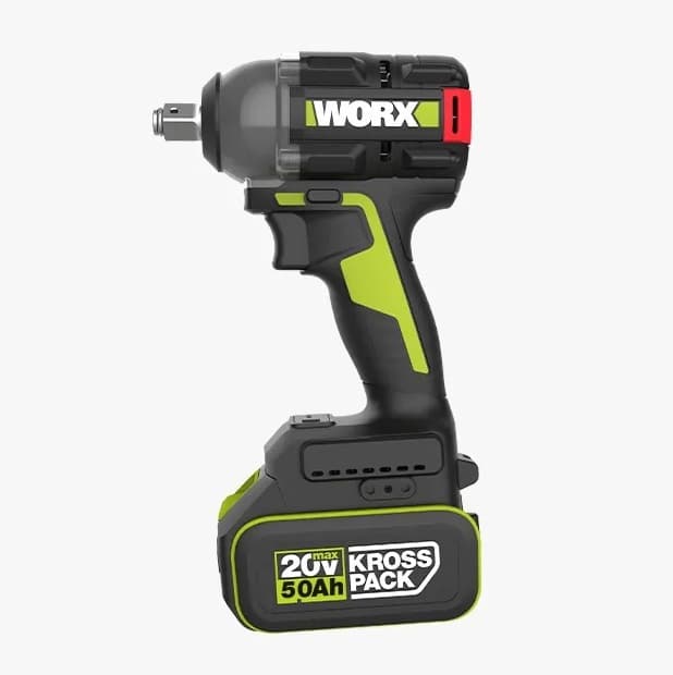 WORX 威克士 WU289.2/4 20V 無刷500牛頓米扳手 5.0Ah鋰電x2 6A充電器x1