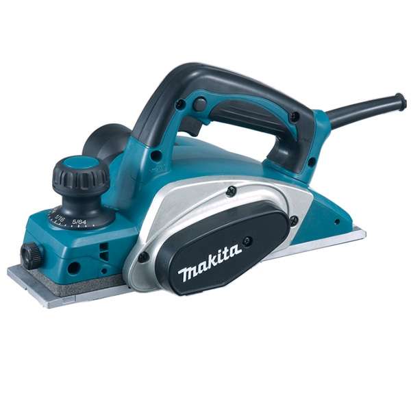 Makita 牧田 KP0800X(110V) 82mm 電刨主圖,白色背景側面全機視角