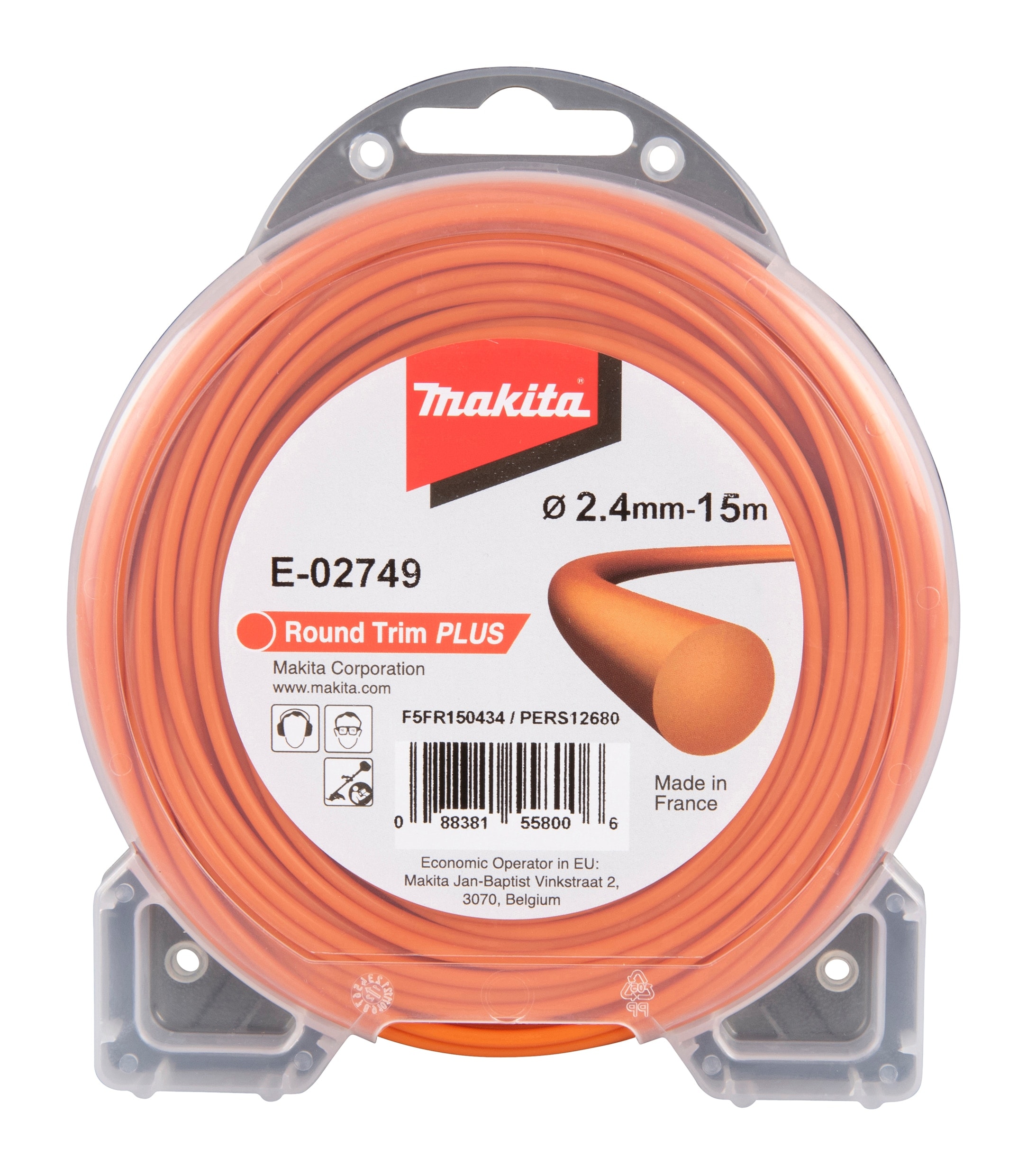 牧田 Round Trim PLUS Ø2.4mm x 15m 圓尼龍繩(正面)