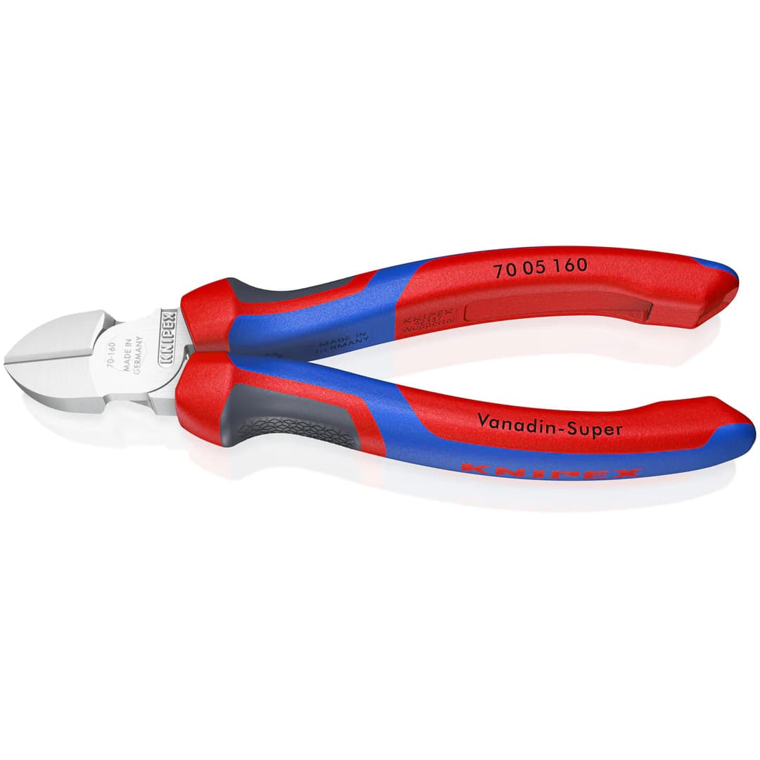 KNIPEX 紅膠柄 斜咀鉗 160mm