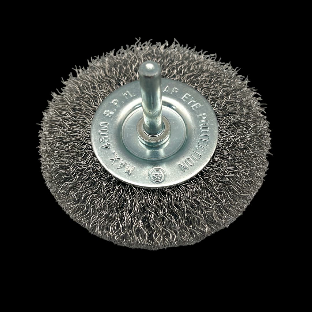 KULLEN KULWS303 3"x3/8"x6mm 有柄平面鋼絲轆
