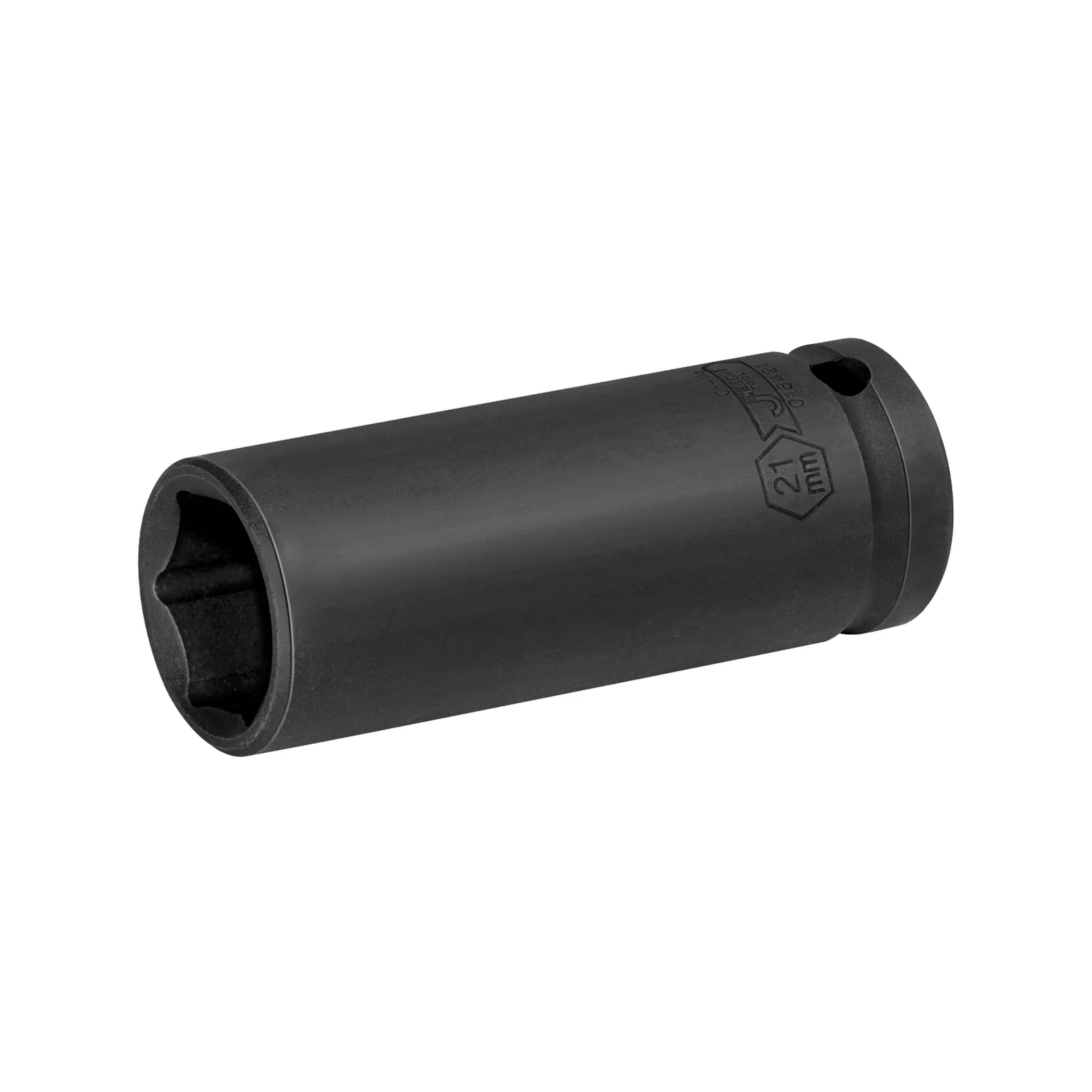 JETECH FK1/2-D21 21mm 加長黑風六角衝擊套筒(三七分面)
