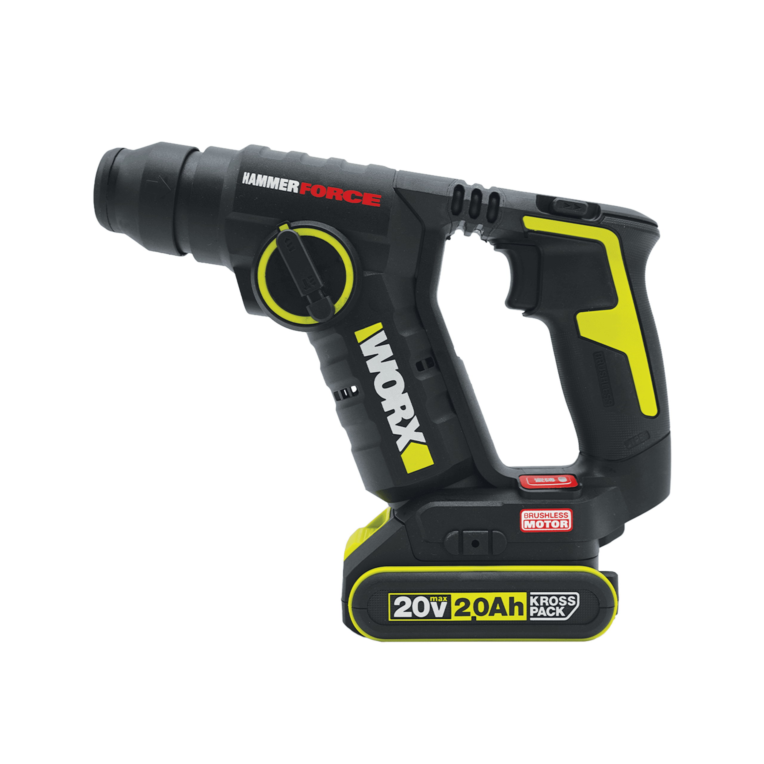 WORX 威克士 WU380S.9 20V 20mm 無刷鋰電二用電錘 淨機