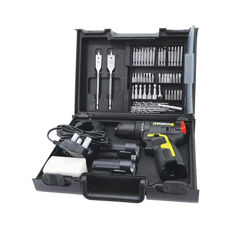 WORX WU131X 12V 2.0Ah 無碳電機 10mm 無碳雙速衝擊電鑽