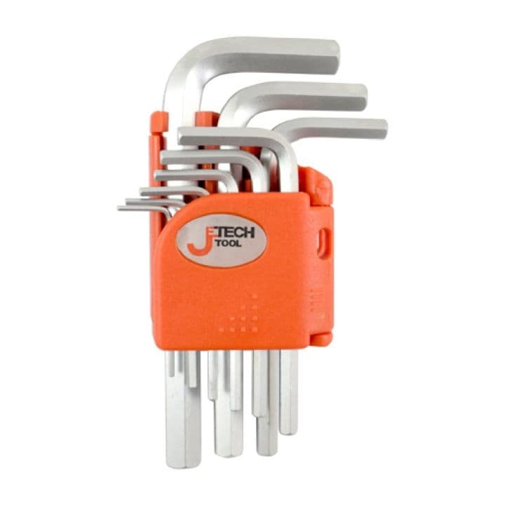 JETECH PS Standard Chrome Flat-End Hex Key Sets