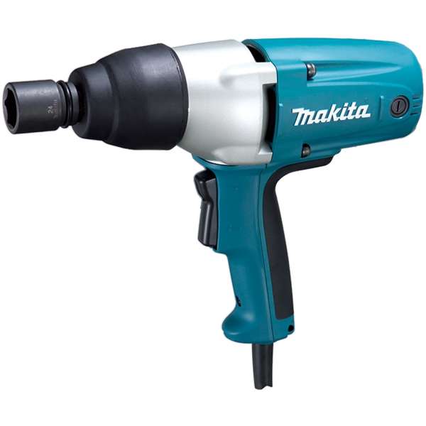 Makita 牧田 TW0350(110V) 電動扳手側面全機圖,配備 12.7 mm 方形傳動軸及套筒
