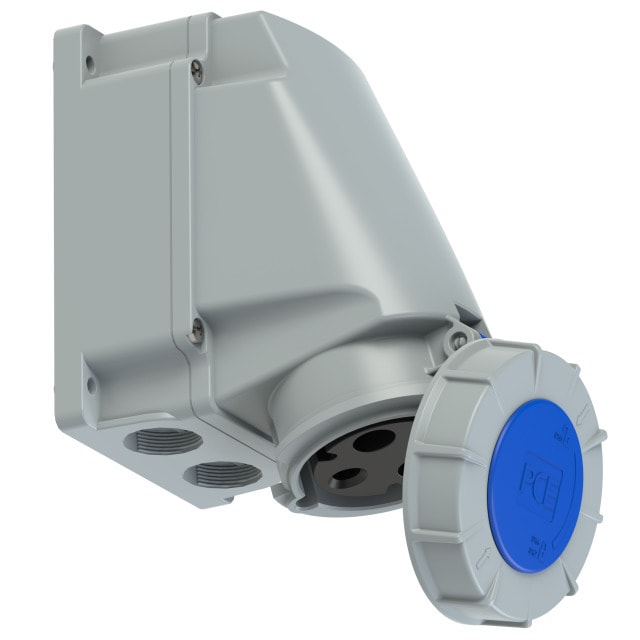 PCE 133 工業防水掛牆插座 63A 220V 3針 IP67(三側面)