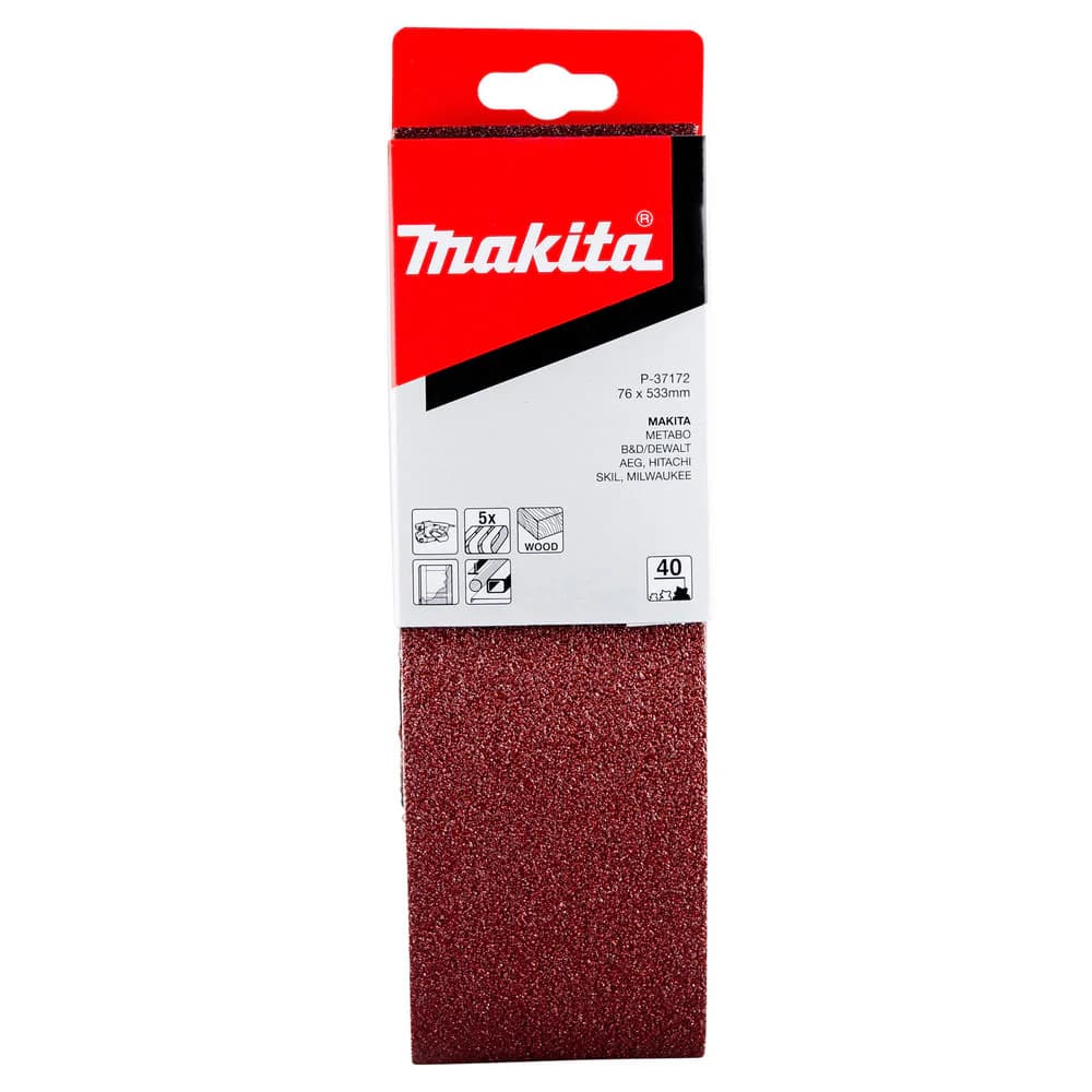 Makita 牧田 P-37172 砂帶 76 X 533MM G40