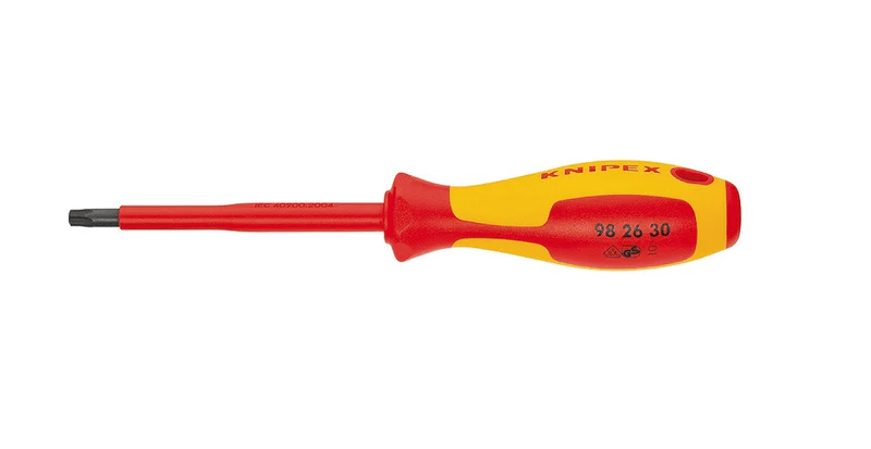 KNIPEX 98 26 30 絕緣柄星批 TX30(正面)