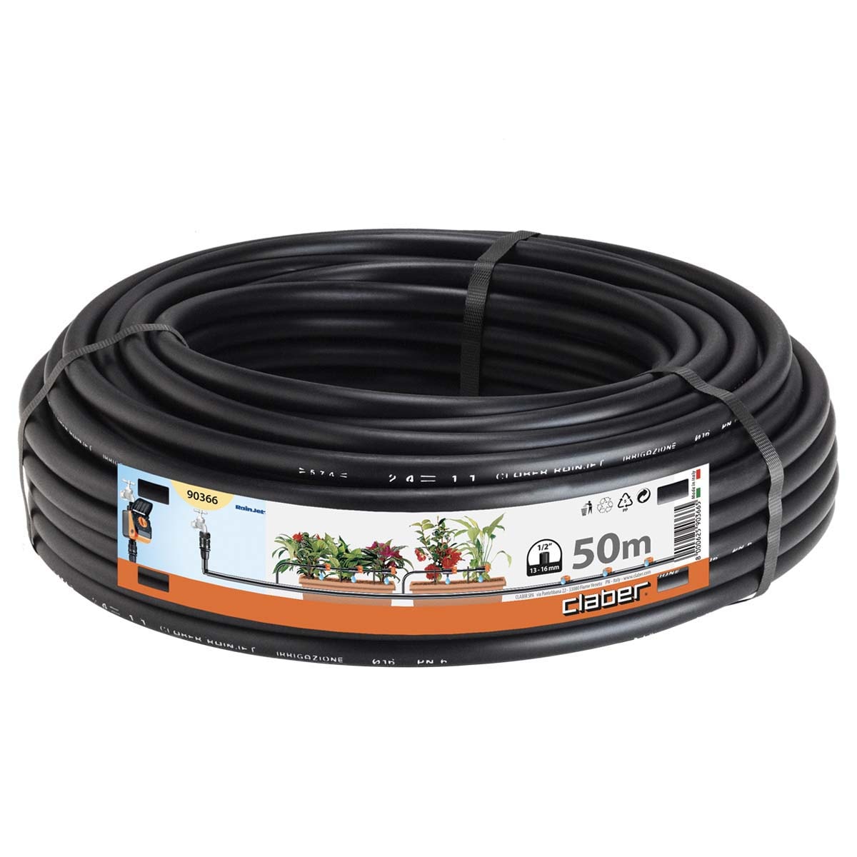 CLABER 90366 1/2" PE輸水喉 50m(正面)