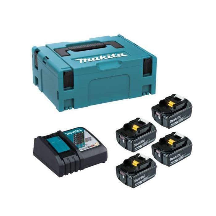 Makita 牧田 199699-7 BL1860BX4+充電器(快充)+連結箱(2)