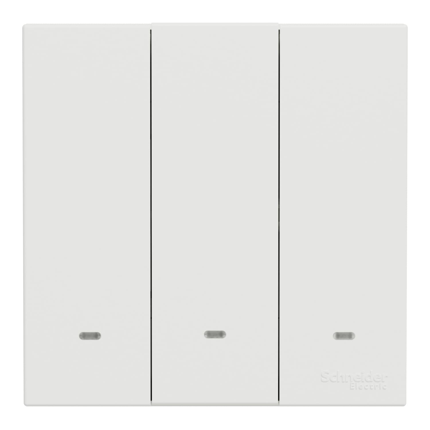 Schneider 施耐德電氣 AvatarOn C 奐然 10A 三位復位掣 E8733PRF_WE(搪瓷白)香港行貨