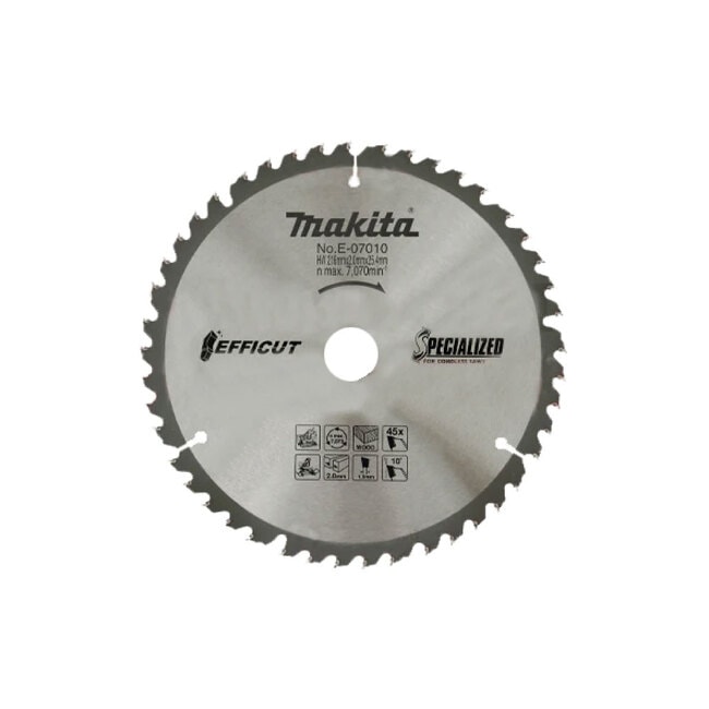 Makita E-07010 硬質合金鋸片(正面)