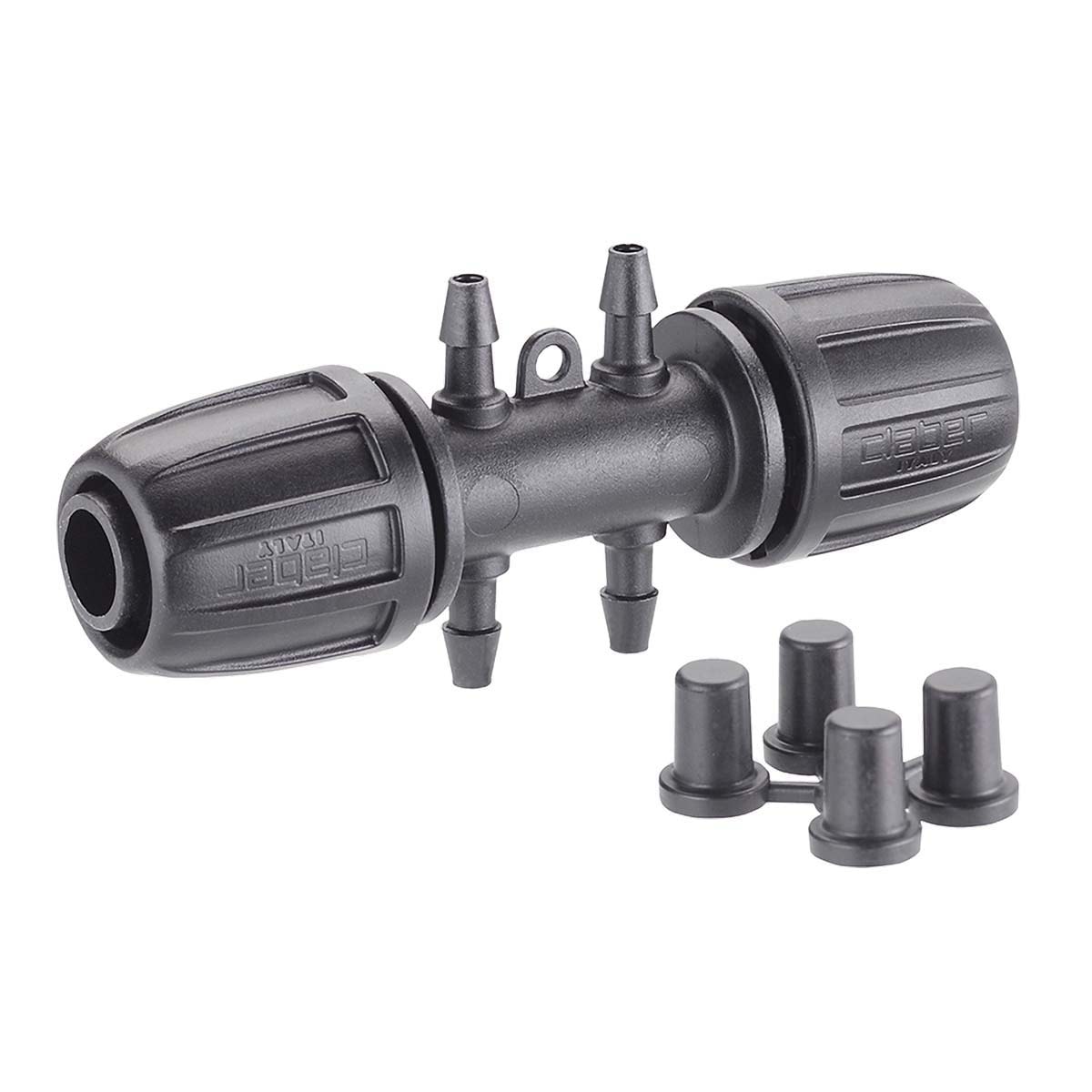 CLABER 91027 1/2"&1/4"接頭(三側面)