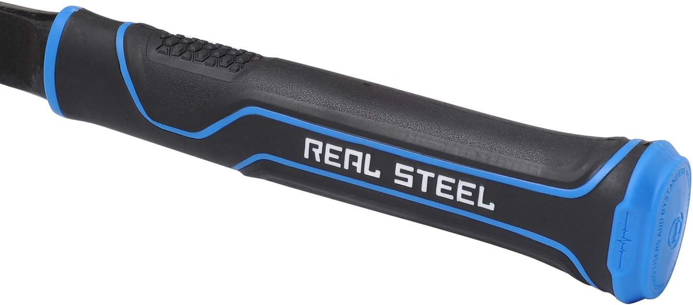 REAL STEEL #0519 包膠柄圓頭鎚 24oz(手柄細節)