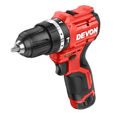 Devon 5209Li-2.0 12V Brushless Cordless Hammer Drill (2x 2.0Ah Batteries + Charger Kit)