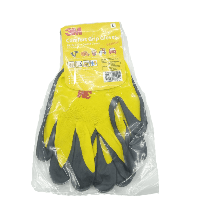 3M 3MNG-Y03 防滑手套 黃色 大碼(L) 22.5cm