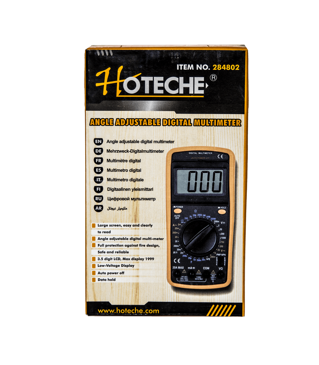 HOTECHE 284802 數字萬用錶包裝盒