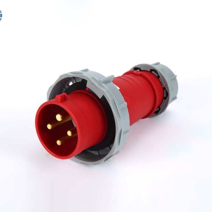 積高 AJ-0142 工業防水插頭 16A 4針 380V(三quarter)