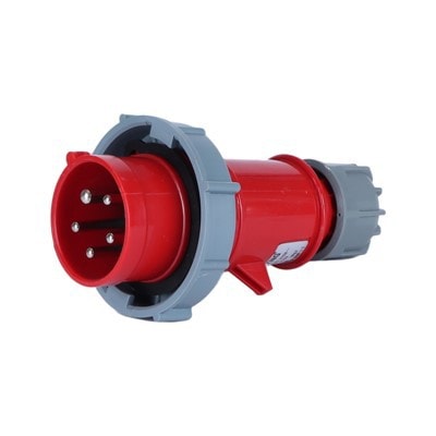 積高 AJ-0142 工業防水插頭 16A 4針 380V(正面)