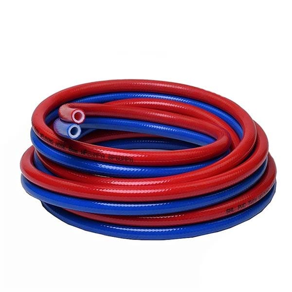 WELDAFLEX WELD8030 孖裝風煤喉 (光滑面) 藍紅 5/16" x 30m (8.0x15.0mm)