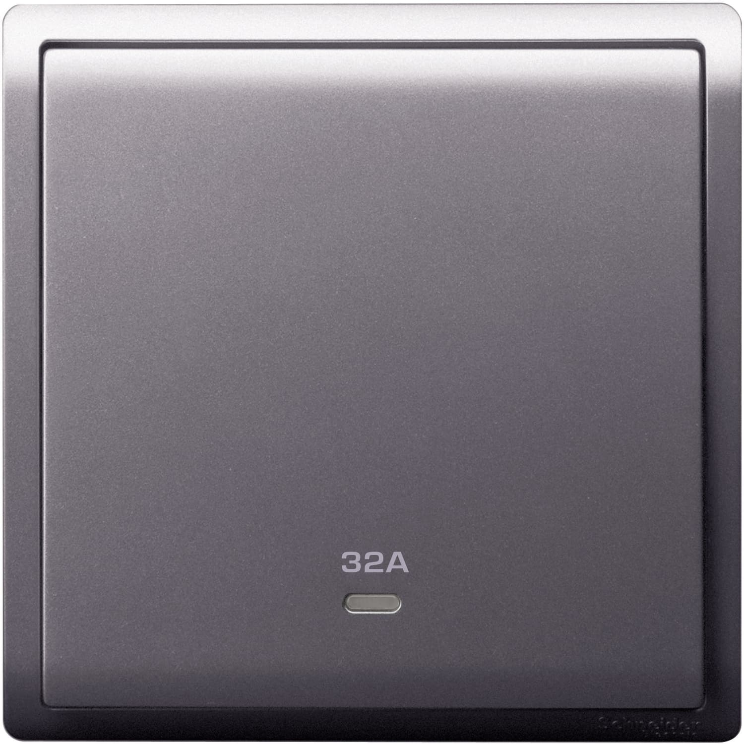 Schneider 施耐德電氣 Pieno 丰尚 32A 單位雙極開關掣連指示燈 E8231D32N_LS(薰衣草銀)香港行貨