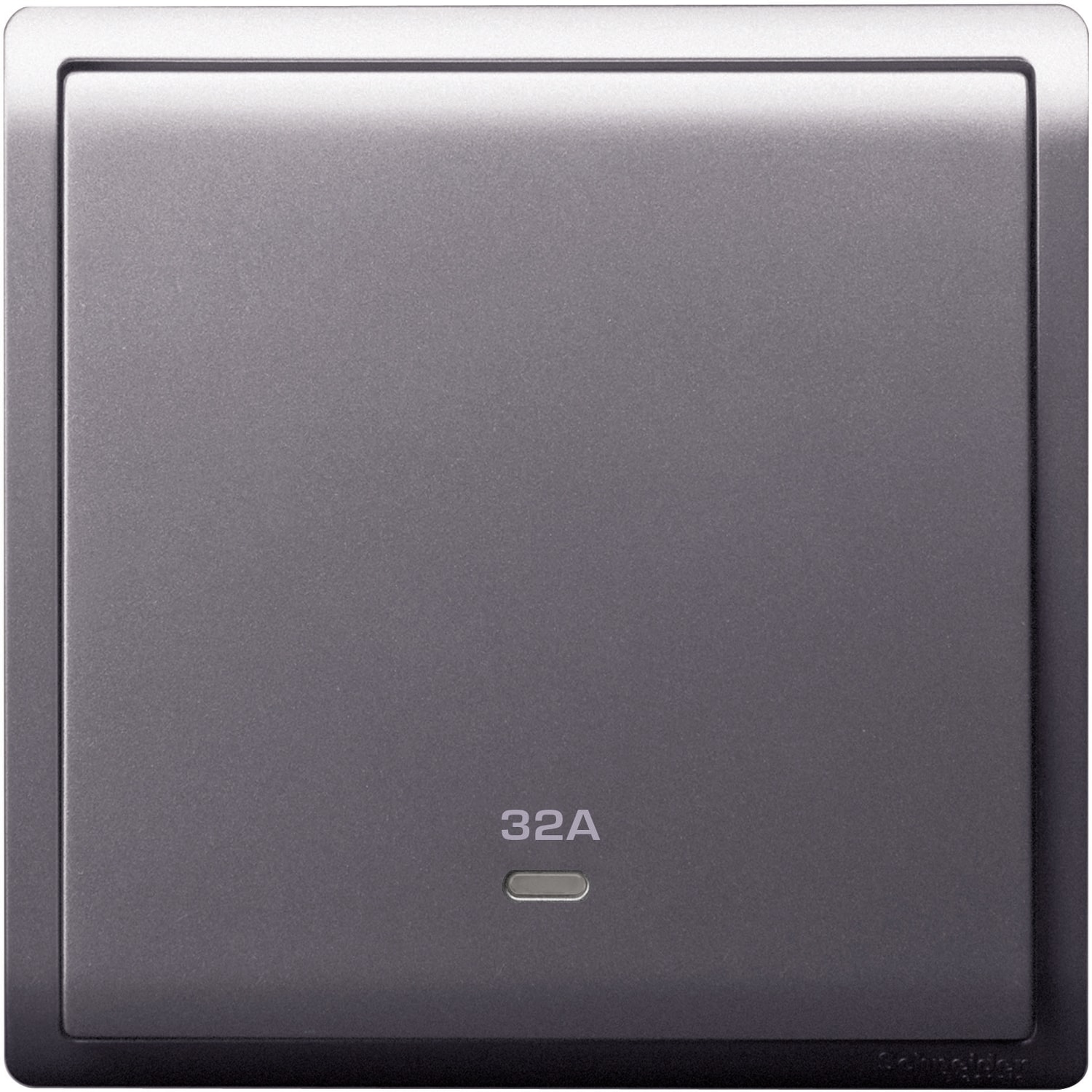Schneider 施耐德 Pieno 丰尚 32A 單位雙極開關掣連指示燈(薰衣草銀)E8231D32N_LS