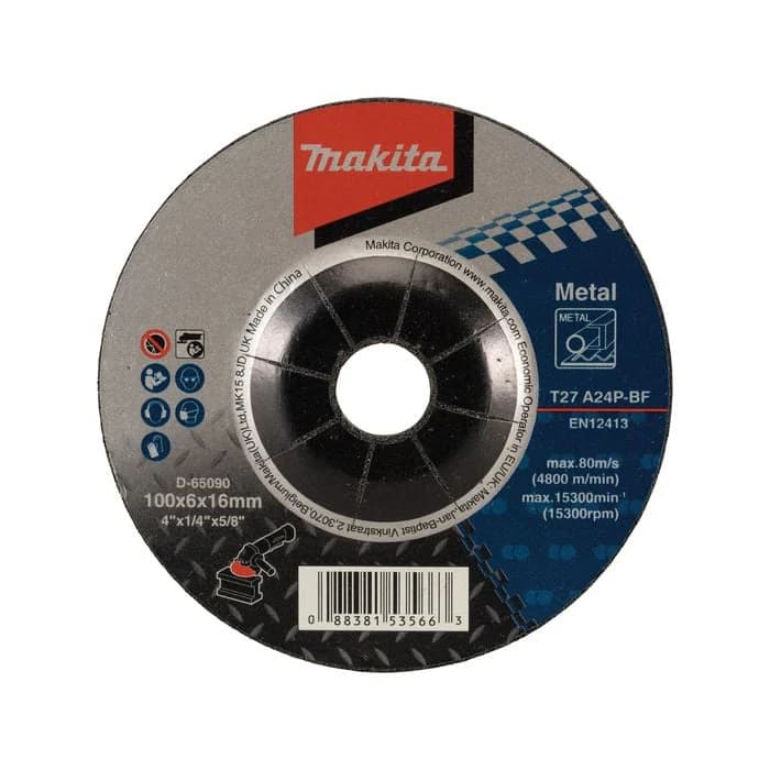 Makita 牧田 D-65090 磨輪100X6X16