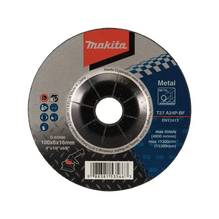 Makita D-65090 磨輪100X6X16(正面)