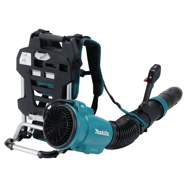 Makita 牧田 UB004CZ 充電式背負吹風機淨機,配備背負支架、吹管及控制把手