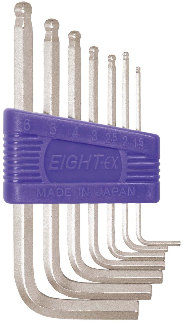 EIGHT 八牌 TS-7S 公制白叻波頭匙套裝 7枝裝 1.5-6mm