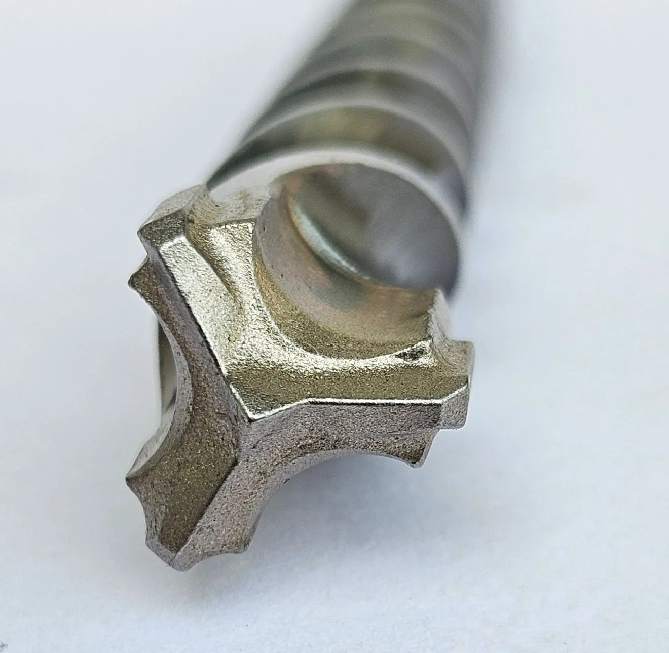 PROFI PROSD1616 SDS四坑十字頭油壓鑽咀 16mm x 160mm(頭部細節)