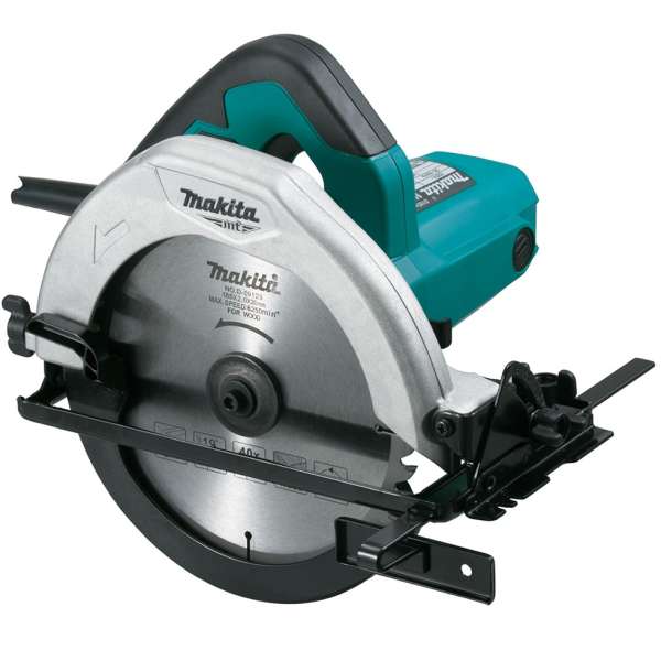 Makita 牧田 M5801B 185毫米電圓鋸連平衡導尺及硬質合金鋸片正面產品圖
